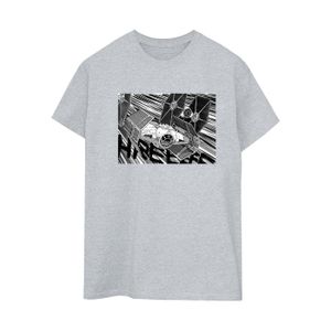 Star Wars - "Anime Plane" T-Shirt für Damen BI45360 (XXL) (Grau)