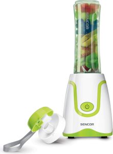 SENCOR SBL 2111GR Smoothie mixér, vyberateľná nárazu vzdorná fľaša o objeme 0,6 l vyrobená z materiálu PCTG (neobsahuje BPA), pulzný spínač, príkon: 500 W