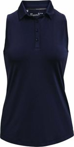 Under Armour Zinger Womens Sleeveless Midnight Navy/Midnight Navy/Metallic Silver XS Polo-Shirt