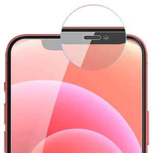 iPhone 12 / iPhone 12 Pro 6.1 Zoll Panzerglas Schutz Folie Hart-Glas + Schutzhülle Transparent Silikon Case Full-Cover Full Screen