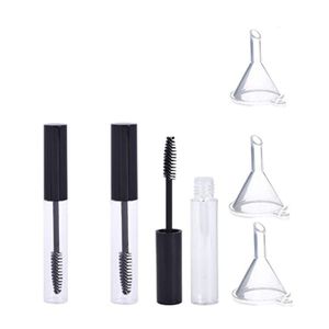 INF 3 x 10 ml Mascara-Tuben mit 3 transparenten Trichtern