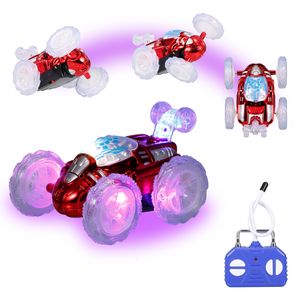 Fernbedienung Stunt Car RC Car Toy mit blinkenden LED-Lichtern 360 ¡ã Tumbling fuer Kinder Jungen Maedchen