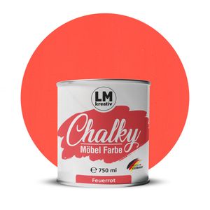 Chalky Möbelfarbe 750 ml / 1,05 kg - Feuerrot -