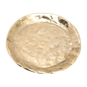 Kerzenteller Ø 9cm aus Messing Gold Untersetzer Poliert Taufkerzenhalter Deko