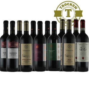Rotwein Italien Probierpaket trocken Maxi (12x0,75L)