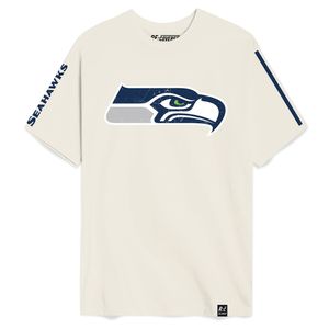 Re:Covered Shirt - NFL Seattle Seahawks ecru weiß - L