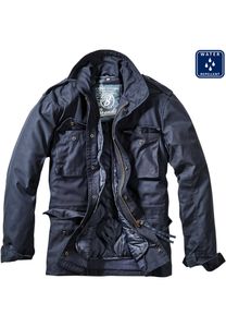 Brandit - M65 Standard Feldjacke Navy, Parka US Style Jacke mit Futter