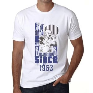 Herren Grafik T-Shirt Boxclub Harte Kämpfe seit 1963 – Boxing Club Fight Hard Since 1963 – Geschenk 61. Geburtstag Jahrestag 61 Jahre Jubiläum 61