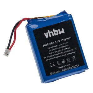 vhbw 1x Akku kompatibel mit Technaxx TX-59+ Türsprechanlage, Video-Türklingel (3400 mAh, 3,7 V, Li-Ion)