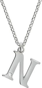 Diamonds by Ellen K. Halskette Silber 925 mit 1x Diamant 0,008ct. Buchstabe N