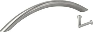 Möbelgriff ø 10mm La 128mm Segmentbogengriff Miami Edelstahl matt gebürstet