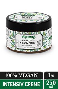 alkmene Intensiv Creme mit Bio Olive - Körpercreme & Gesichtscreme für sehr trockene Haut - Intensivcreme 1x 250 ml