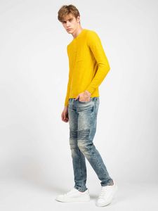 Antony Morato Sweter - MMSW01180 YA200070 - Żółty- Rozmiar: XL(EU)