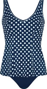 Sunmarin Basic Tankini-Set Oberteil mit tiefem V-Ausschnitt, Bikini-Hose mit klassischem Schnitt, Verstellbare Träger Sunmarin Basic Tankini-Set Oberteil mit tiefem V-Ausschnitt, Bikini-Hose mit klassischem Schnitt, Verstellbare Träger