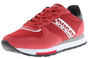 Ducati DS410 Herren Sneaker Turnschuhe Sportschuhe Freizeit-Schuhe rot, Größe:45, Farbe:Rot