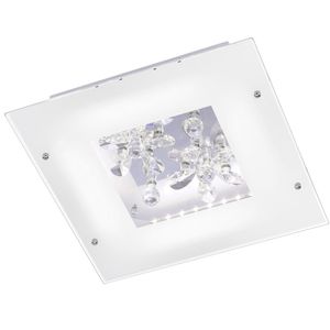 LED 16 Watt Deckenleuchte mit klaren Kristallen