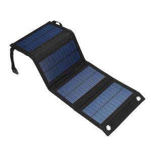MECO 20W Faltbar USB Solarpanel Ladegerät Solarmodul Tasche Outdoor Notfall Powerbank