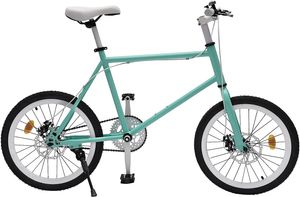 20palcová zelená dětská cyklistika Venkovní s reflexními světly pro chlapce dívky 6-9+ 130-155cm Jednorychlostní dvoukolové kolo