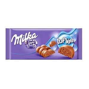 Milka Luflee Alpenmilchschokolade Luftschokolade Tafelschokolade 100g