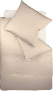 fleuresse Interlock Jersey Bettwäsche Colours 155x200  cm +  80x80 cm Taupe