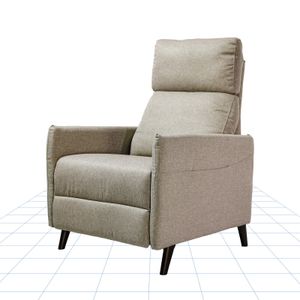 FLEXISPOT Relaxsessel mit verstellbare Rückenlehne- Verstellbarer TV Sessel, Fernsehsessel mit liegefunktion, 105° -155° verstellbare Rückenlehne – Relax Sessel (Beige)