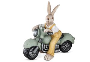 Formano Hase auf Motorrad 28 x 27 cm Ostern Dekoration Figur