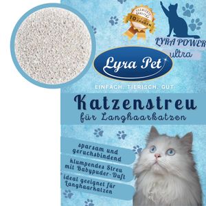 30 Liter Lyra Pet® Lyra Power ULTRA excellent Katzenstreu für Langhaarkatzen