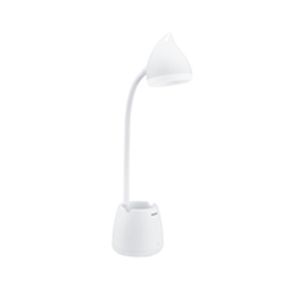 Philips Hut DSK213 40K Funktional LED Tischleuchte, 4,5W, 80lm, 3000K, weiß (929003241007)