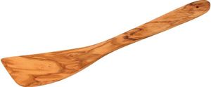 Fackelmann špachtľa 30 cm OLIVE, drevená obracačka, dizajnový kuchynský riad z olivového dreva, robustný a s nezameniteľnou štruktúrou (farba: hnedá)