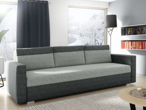 Schlafsofa Couch mit Schlaffunktion Basic Wohnzimmer Couch Bettkästen Wohnlandschaft