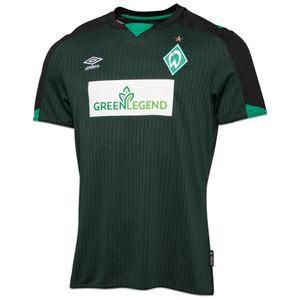 Umbro SV Werder Bremen Trikot 3rd 2021/2022 Herren Erwachsene dunkelgrün / schwarz XL