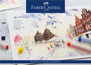 FABER-CASTELL Softpastellkreiden 36er Kartonetui 3 Stk