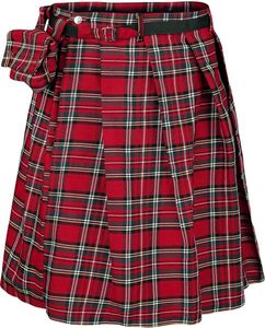 Banned Alternative Mittellanger Rock Herren Fear is Over Kilt rot XL-XXL Banned Alternative Mittellanger Rock Herren Fear is Over Kilt rot XL-XXL