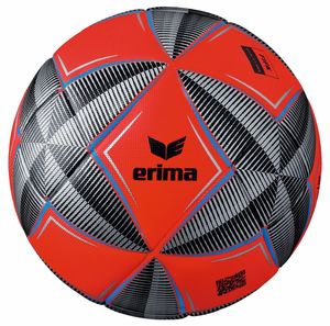 erima Senzor-Star Match Fluo Fußball fiery coral/schwarz 5