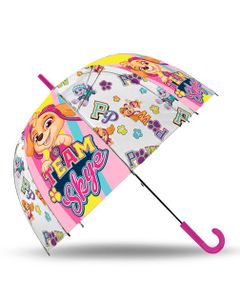 Deštník s tyčí Automatic Skye | Paw Patrol | 70 cm | Dětský deštník | Dívky