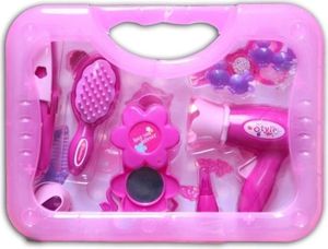Beauty Case mit Zubehör rosa