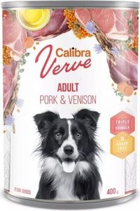 CALIBRA DOG VERVE GF ADULT PORK & VENISON - Nassfutter für Hunde - 400G