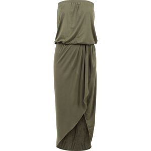Urban Classics Kleid Ladies Viscose Bandeau Dress Olive-M
