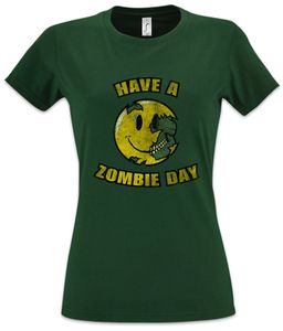 Urban Backwoods Have A Zombie Day Damen T-Shirt, Größe:M