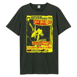 Amplified - "Never Mind The" T-Shirt für Herren/Damen Unisex GD1410 (XL) (Holzkohle)
