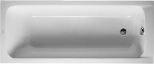 Duravit Rechteck-Badewanne D-CODE 1 Rückenschräge, weiß 1700 x 700 mm