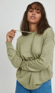Pulz PZSARA - 50206465 Hoodie Pullover Damen Langer Kapuzenpullover Hoodie Longpullover mit Kapuze
