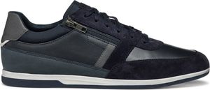 GEOX Sneaker RENAN, Rauleder, Schwarz, Herren