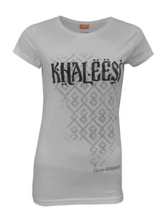 gozoo Game of Thrones Damen T-Shirt Khaleesi Baumwolle Freizeit TShirt Shirt GOT, Größe:XL