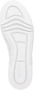 Rieker Damen Sneaker Plateau crackled Metallic Reißverschluss M1953, Größe:38 EU, Farbe:Weiß