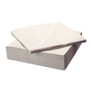 Papier-Serviette Tisch-Serviette 40x40cm Beige 50 Stück 2-lagig