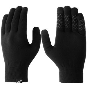 4F Pánské dámské rukavice CAS U012 - černé - S/M