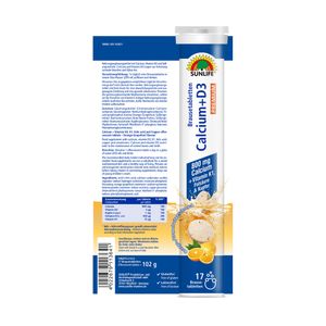 SUNLIFE® Calcium + Vitamin D3 Tabletten hochdosiert Erhalt von Knochen & Zähnen 800 mg Calcium, 5 mg Vitamin D3
