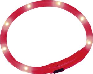 Nobby LED Leuchthalsband Visible rot