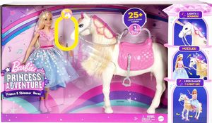 Barbie Princess Adventure Tanzendes Pferd und Puppe